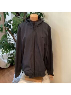 Dockers blue soft shell performance hooded full zip Jacket Men’s XXL